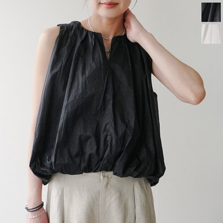 楽天市場】ne Quittez pas ヌキテパ ブラウス COTTON ORGANZA BALLOON 