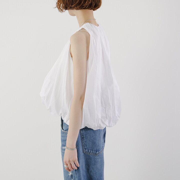 楽天市場】ne Quittez pas ヌキテパ ブラウス COTTON ORGANZA BALLOON 
