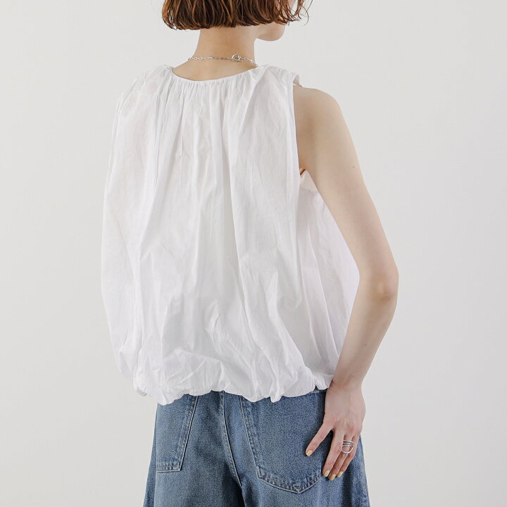 楽天市場】ne Quittez pas ヌキテパ ブラウス COTTON ORGANZA BALLOON 