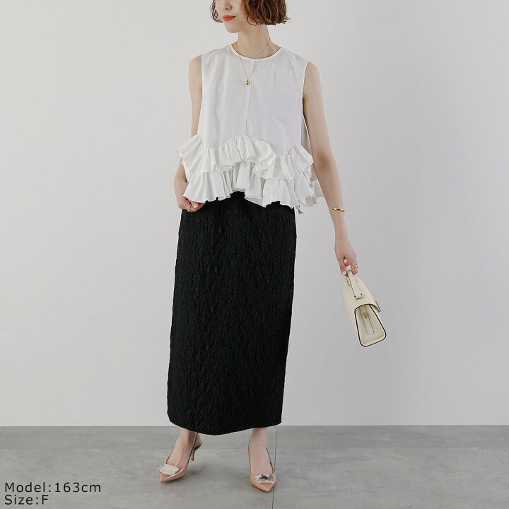 マリリンムーン MARILYN MOON MARILYN MOON ブラウス modern tuck 
