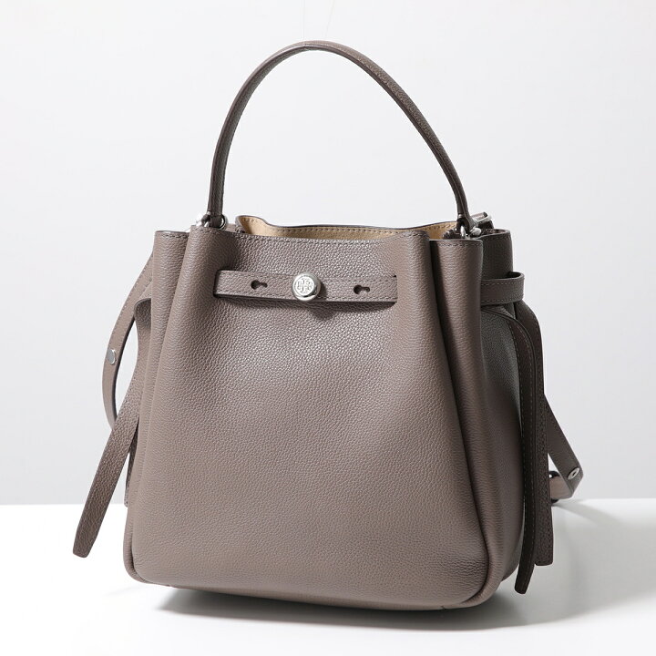 楽天市場】TORY BURCH トリーバーチ ハンドバッグ ROMY PEBBLED BUKET  