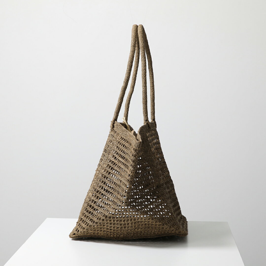 【10%OFFクーポン対象・6/19-18時~】MADE IN MADA メイドインマダ かごバッグ HIT BAG ヒット レディース トートバッグ ラフィア メッシュ 鞄 TEA【cp_ten】 - メイン画像 9
