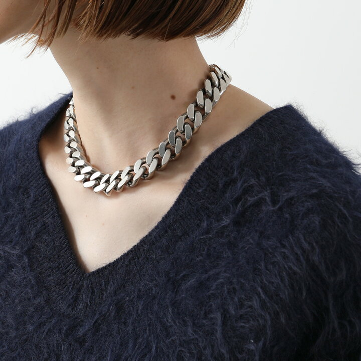 楽天市場】SAINT LAURENT サンローラン ネックレス METAL CURB CHAIN 