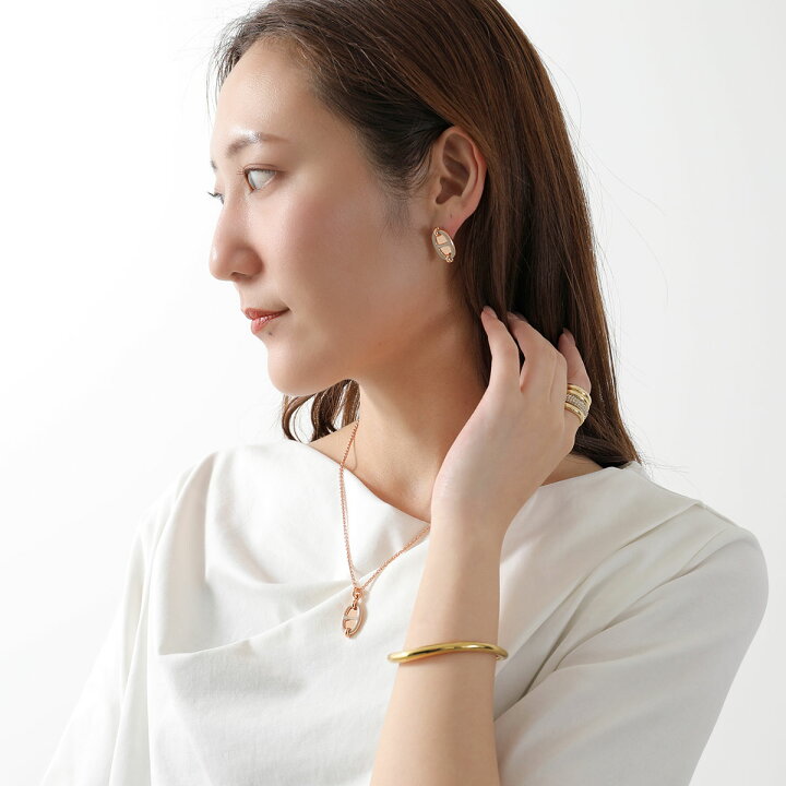 楽天市場】HERMES エルメス ピアス ミニ マイヨン PM MINI Maillon H  