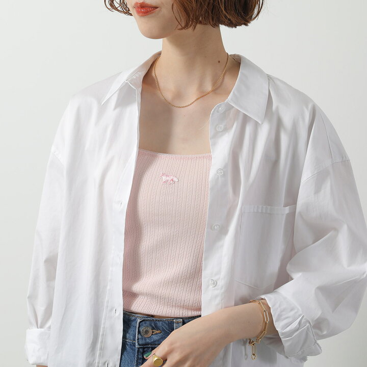 楽天市場】MAISON KITSUNE メゾンキツネ キャミソール OW00608 KA0027 