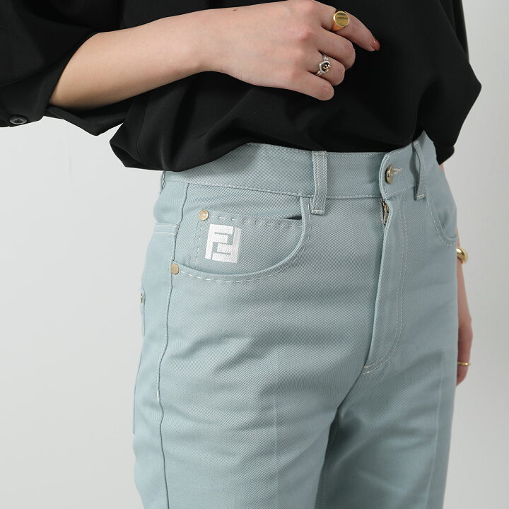 楽天市場】FENDI フェンディ デニムパンツ FLP822 AOE7 レディース FF 