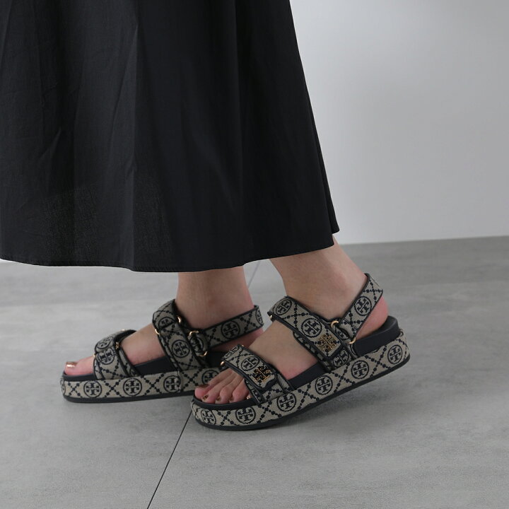 楽天市場】TORY BURCH トリーバーチ サンダル T MONOGRAM KIRA SPORT 
