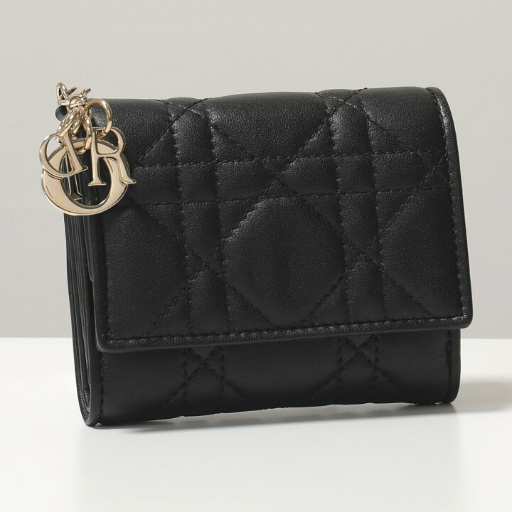 楽天市場】Dior ディオール 二つ折り財布 LADY DIOR MEDIUM S0181ONMJ  