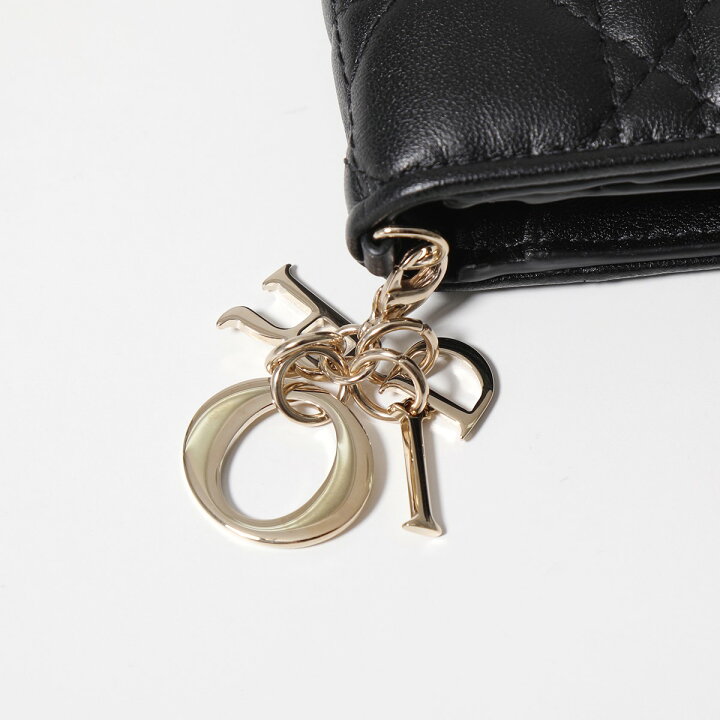 楽天市場】Dior ディオール 二つ折り財布 S0178ONMJ LADY DIOR MEDIUM 