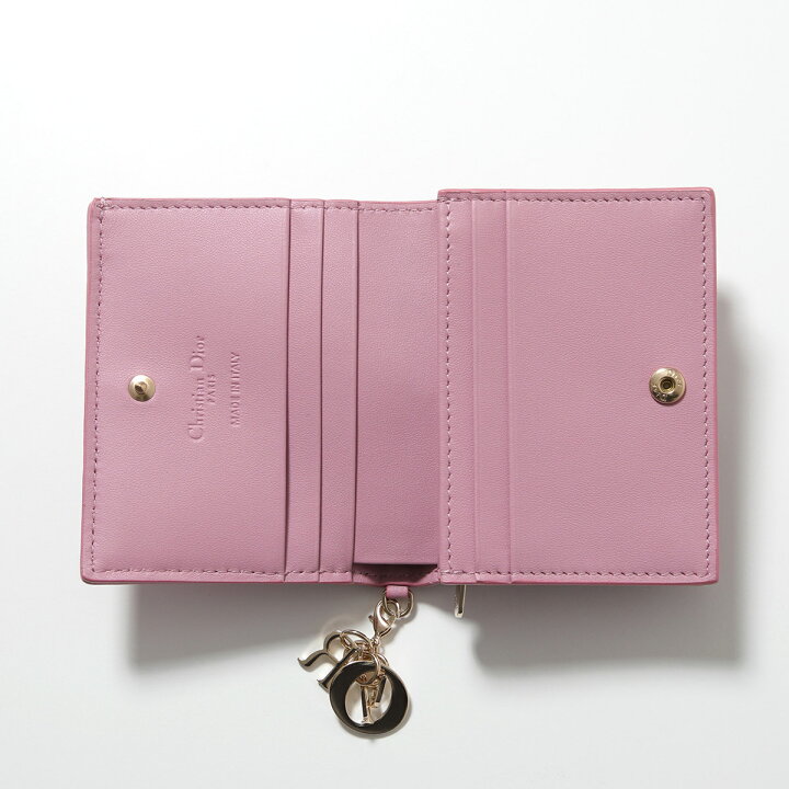 楽天市場】Dior ディオール 二つ折り財布 S0178ONMJ LADY DIOR MEDIUM 