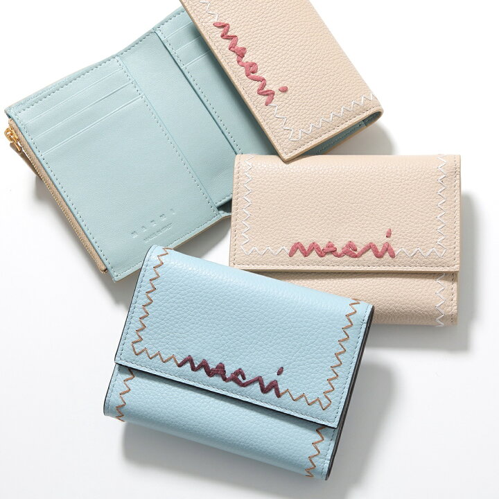 楽天市場】MARNI マルニ 三つ折り財布 PFMO0116U1 P6533 レディース  