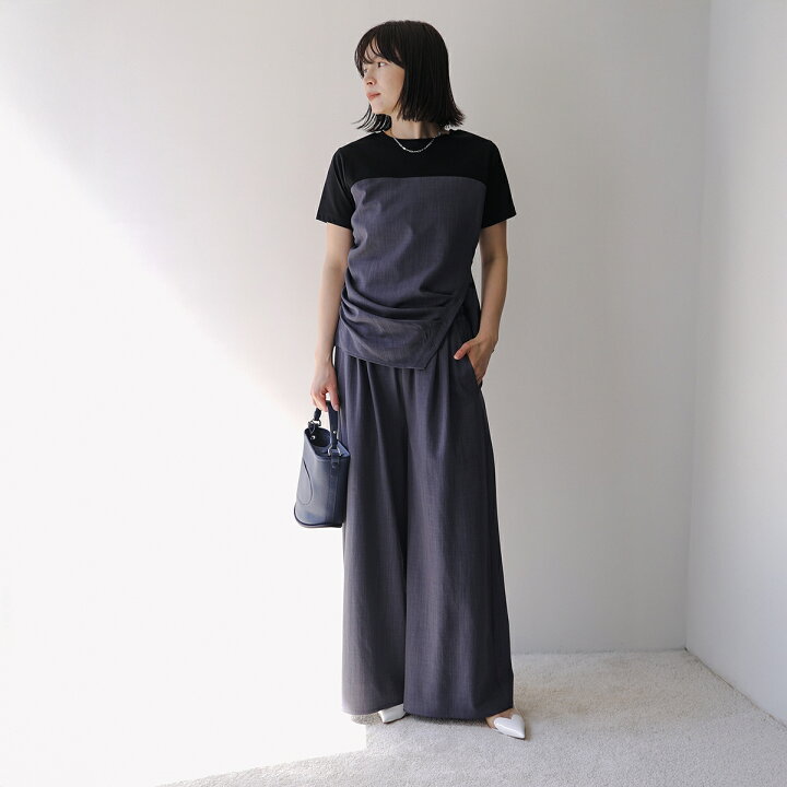 楽天市場】MONiLE モニーレ ワイドパンツ 002749 レディース ダブル 
