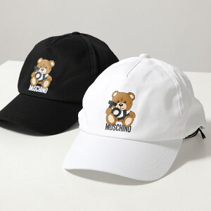 MOSCHINO KIDS ���X�L�[�m �L�b�Y �x�[�X�{�[���L���b�v HWX01N LOA00 ���f�B�[�X �K�[���Y ���S �e�f�B�x�A �R�b�g�� �X�q �J���[2�F