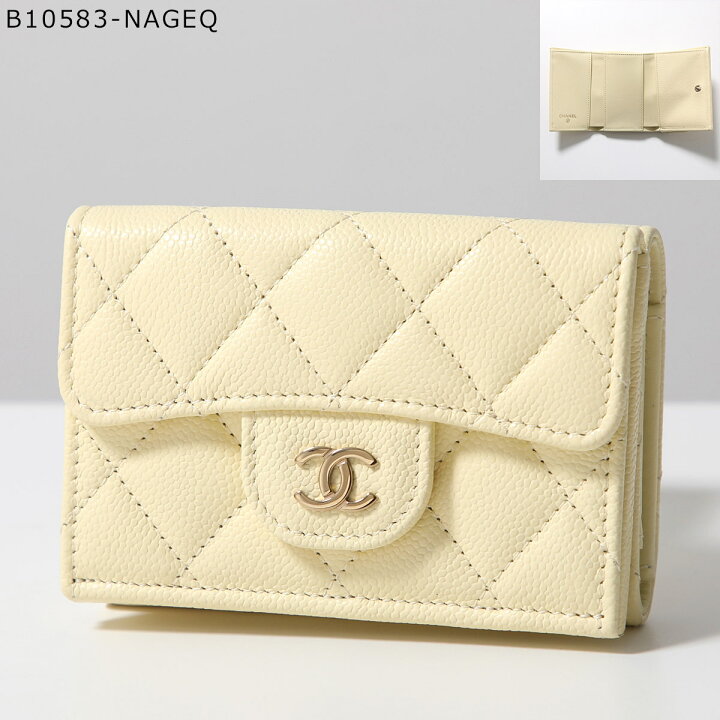 楽天市場】CHANEL シャネル 三つ折り財布 AP0230 B10583 Y33352 Y04059 