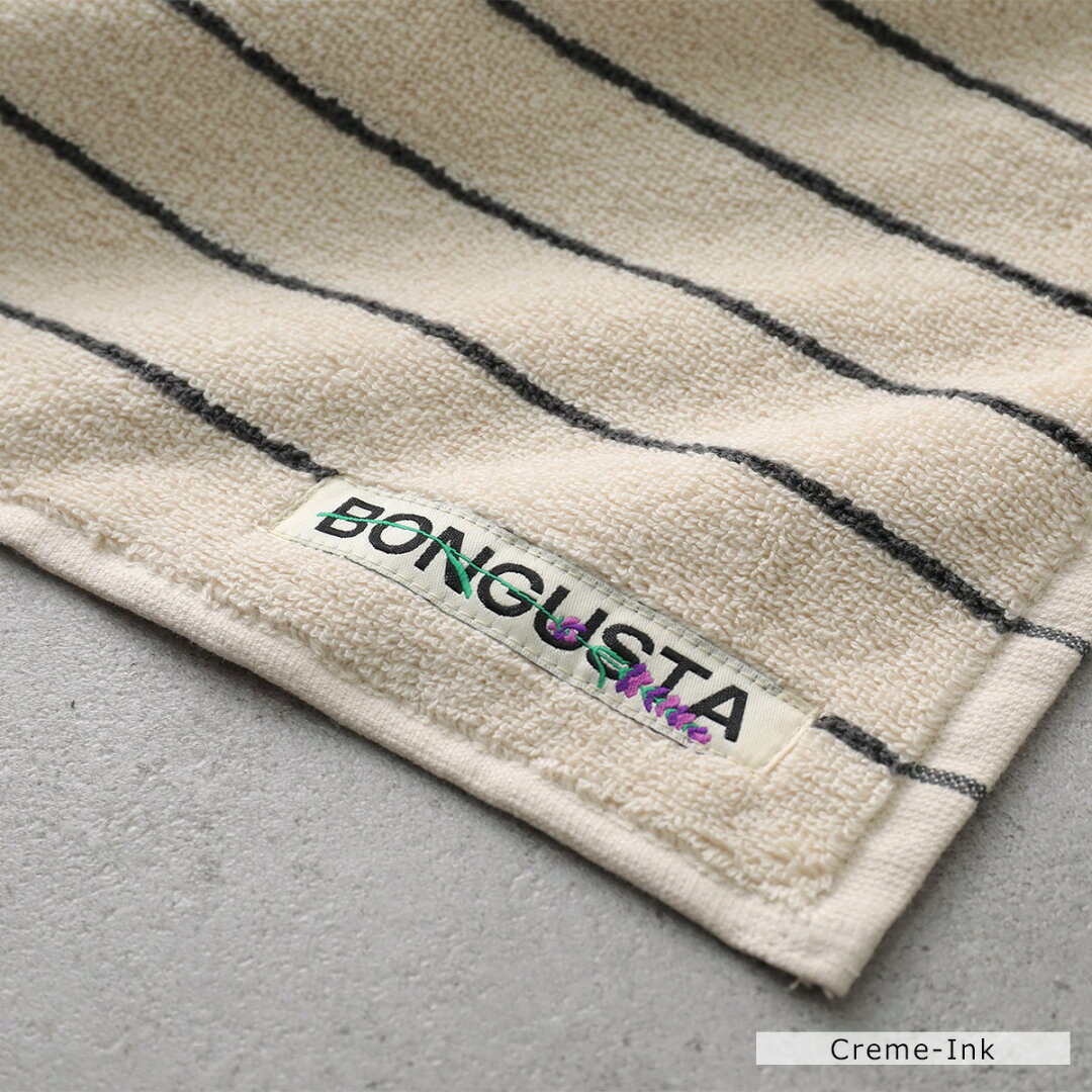 BONGUSTA ボングスタ トートバッグ NARAM TOTEBAG ナラム レディース ストライプ コットン ロゴ タオル地 鞄 カラー9色 - メイン画像 17