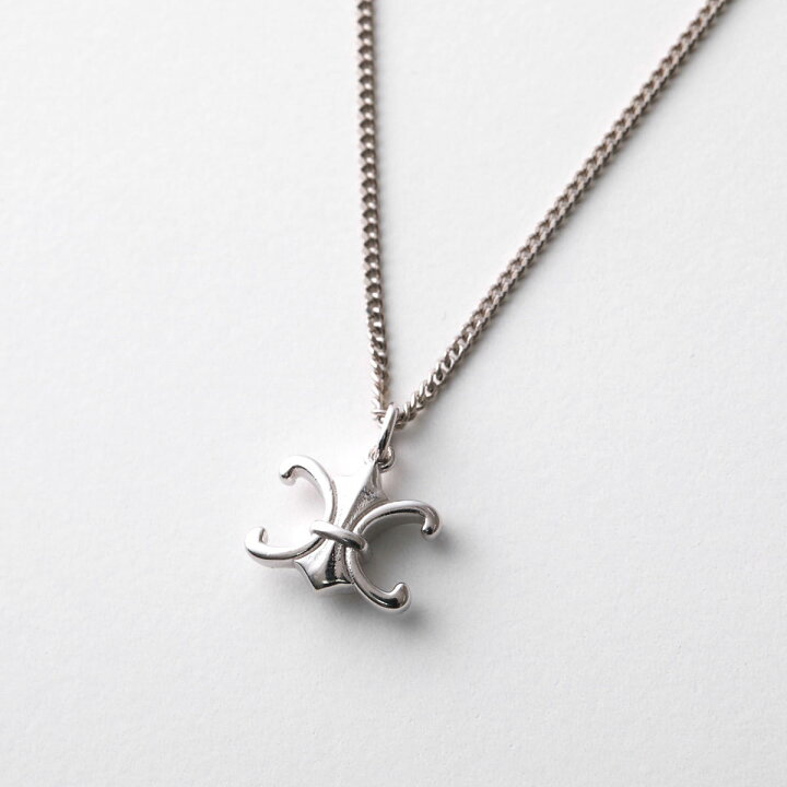 送料込*セリーヌ*トリオンフスモールグルメットリンクネックレス (CELINE/ネックレス・チョーカー) 460UR6BRA.36SI【BUYMA】 CELINE トリオンフ モチーフ チェーンネックレス シルバーカラー