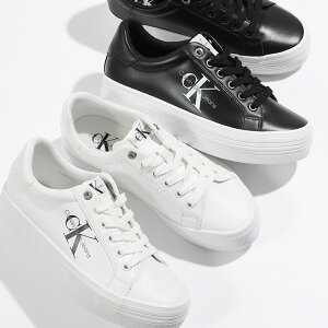 Calvin Klein �J���o���N���C�� �X�j�[�J�[ VULC FLATFORM LACEUP LOW LTH YW0YW00847 ���f�B�[�X ���U�[ ���� ���[�J�b�g �V���[�Y �C �J���[2�F