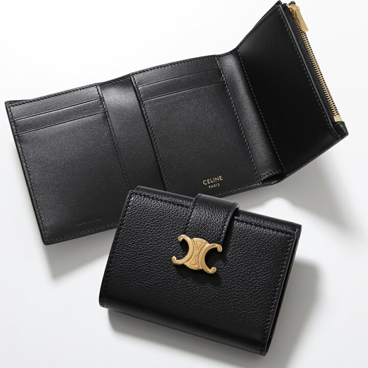 楽天市場】CELINE セリーヌ 三つ折り財布 Fine Strap Wallet ファイン  