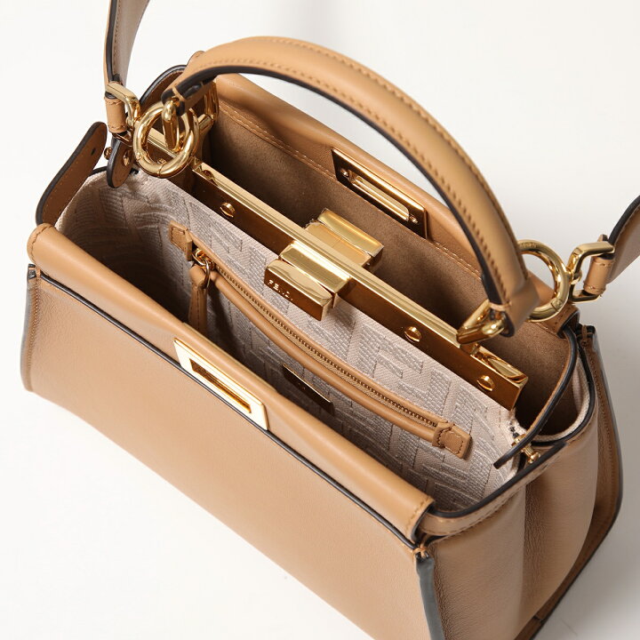 楽天市場】FENDI フェンディ ハンドバッグ PEEKABOO MINI ピーカブー  