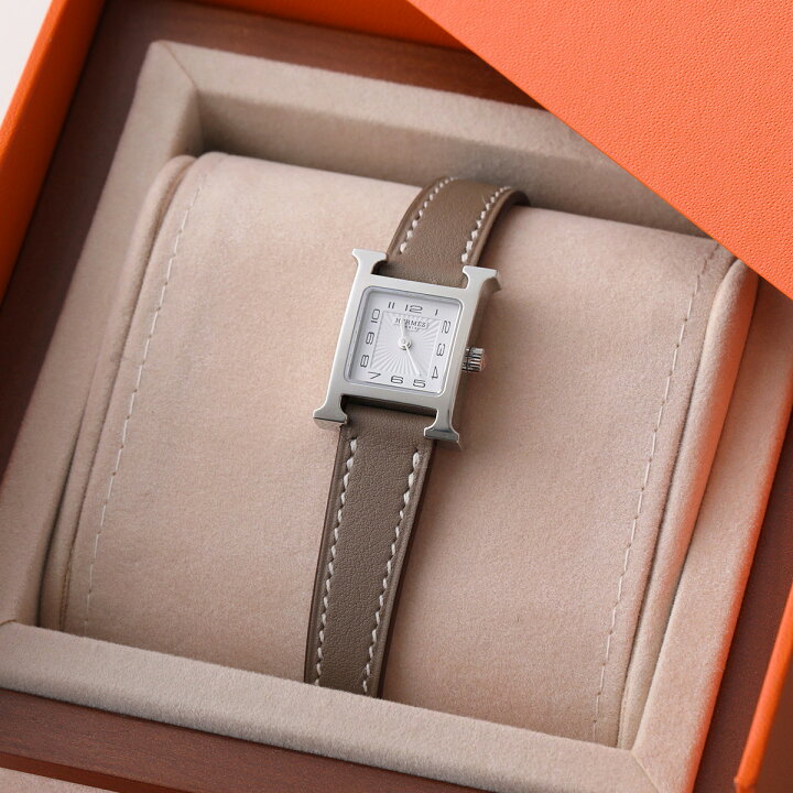 楽天市場】HERMES エルメス 腕時計 Hウォッチ H watch MINI 21mm 