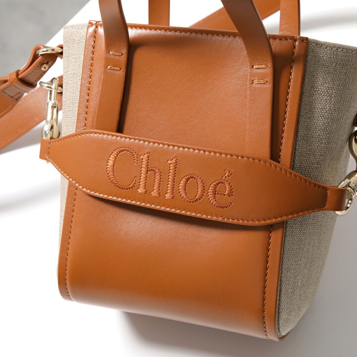 Chloe クロエ トートバッグ 肩掛け パッツィー スタッズ レザー 
