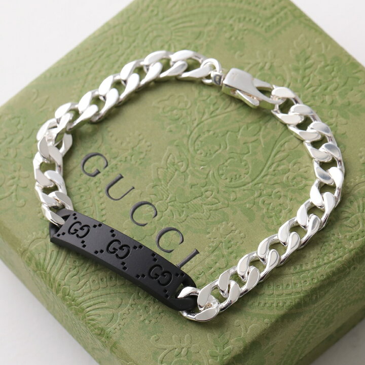 楽天市場】GUCCI グッチ ブレスレット 797167 09832 レディース GGタグ 