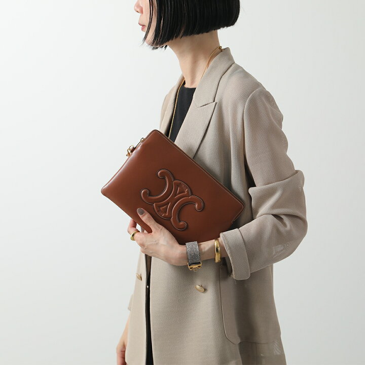 楽天市場】CELINE セリーヌ クラッチバッグ SMALL POUCH WITH STRAP 