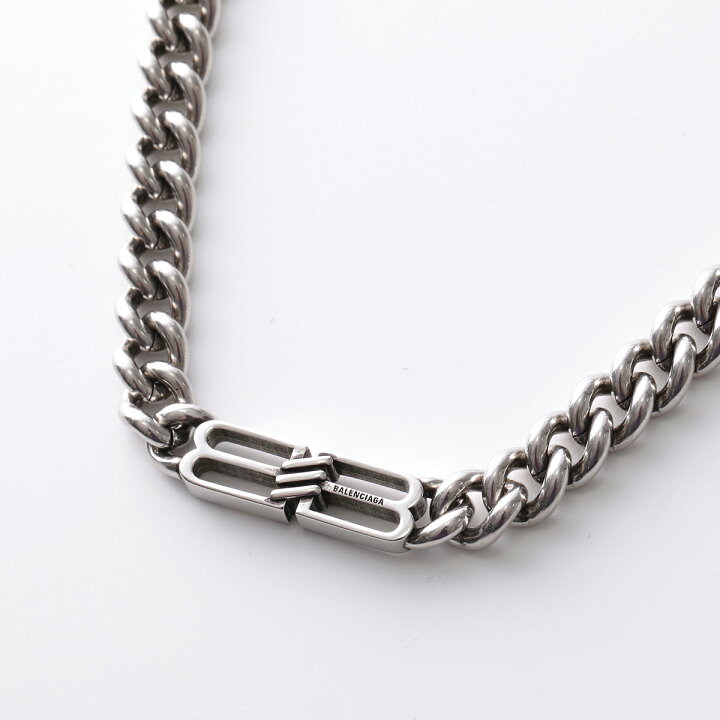 楽天市場】BALENCIAGA バレンシアガ ネックレス BB ICON 723052 TZ99I 