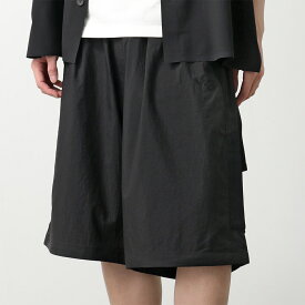Y-3 ワイスリー ハーフパンツ NYL SHORTS ナイロン ショーツ JN4911 メンズ ロゴ ベルト付き BLACK