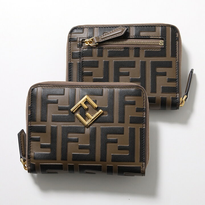 楽天市場】FENDI フェンディ 二つ折り財布 8M0508 ADYM レディース  