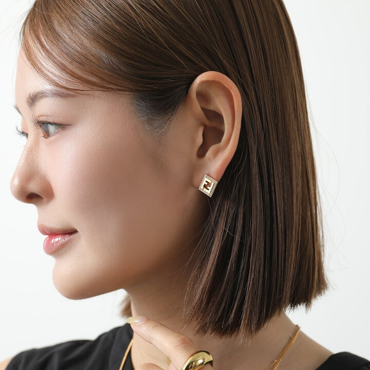 楽天市場】FENDI フェンディ ピアス FOREVER フォーエバー 8AK916 ATEP 