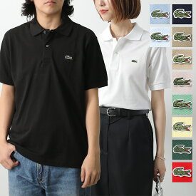LACOSTE ラコステ ポロシャツ L1212 メンズ レディース 半袖 鹿の子 アイコンパッチ コットン