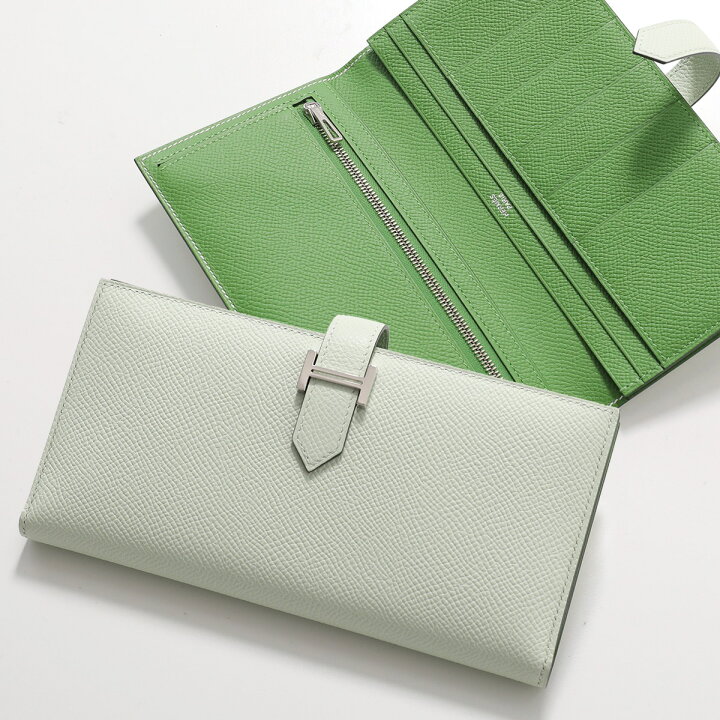 楽天市場】HERMES エルメス 二つ折り長財布 Bearn Souffle VERSO 