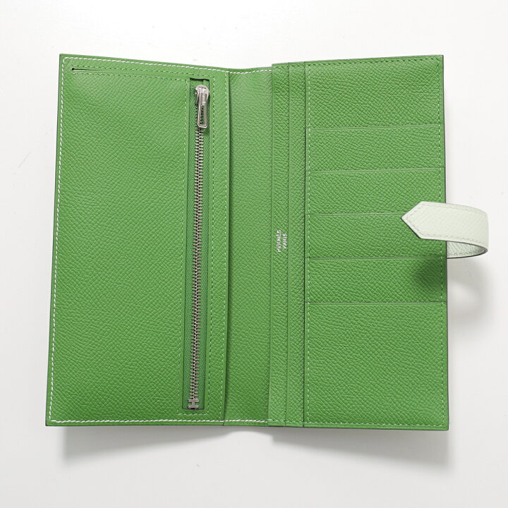 楽天市場】HERMES エルメス 二つ折り長財布 Bearn Souffle VERSO 
