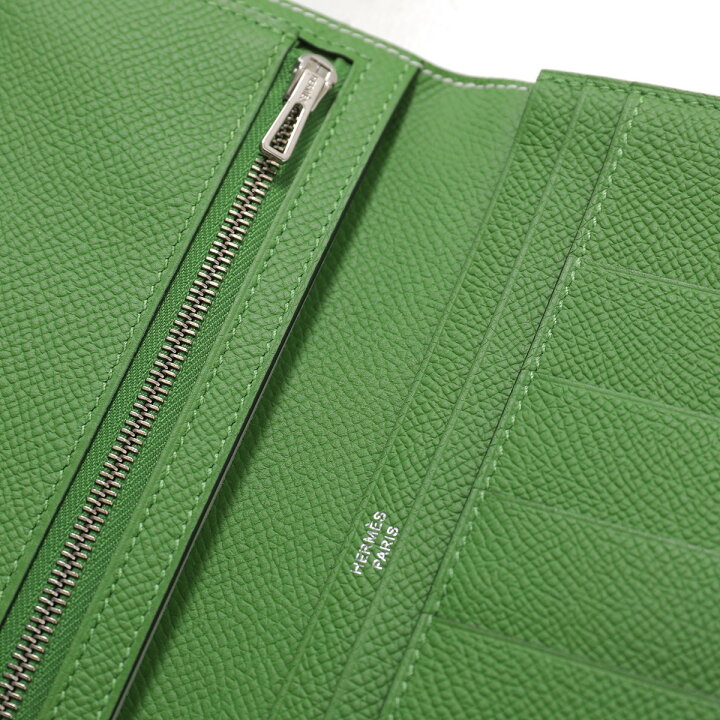楽天市場】HERMES エルメス 二つ折り長財布 Bearn Souffle VERSO 