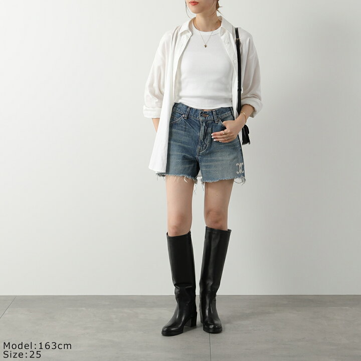 楽天市場】CELINE セリーヌ スケートショートパンツ 2N12B519X.08EL 
