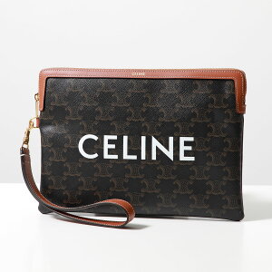 CELINE �Z���[�k �N���b�`�o�b�O 10J502FES.04LU 10J502BZQ.04LU ���f�B�[�X �X���[���|�[�` �g���I���t ���U�[ �L�����o�X �X�g���b�v�t ���S �v�����g �� Tan