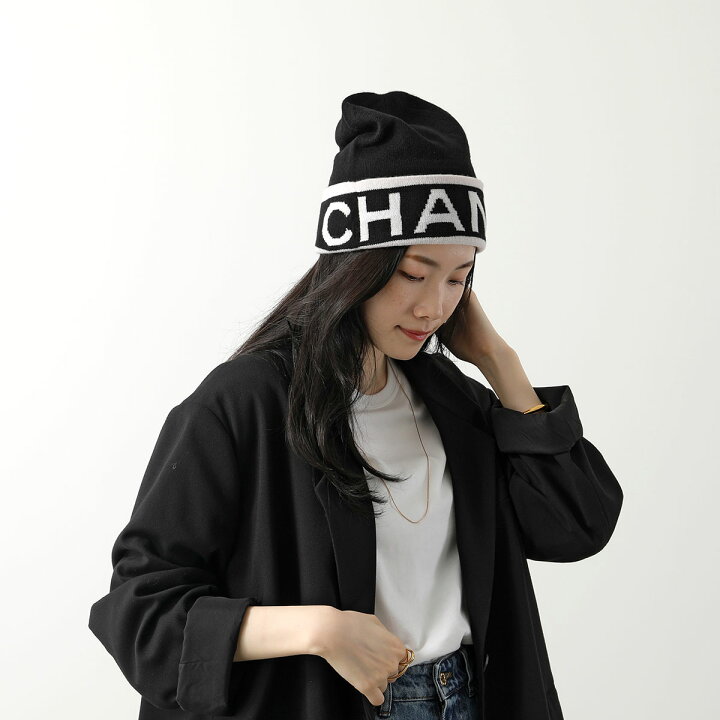 楽天市場】CHANEL シャネル ニット帽 AAA204 B17041 レディース 