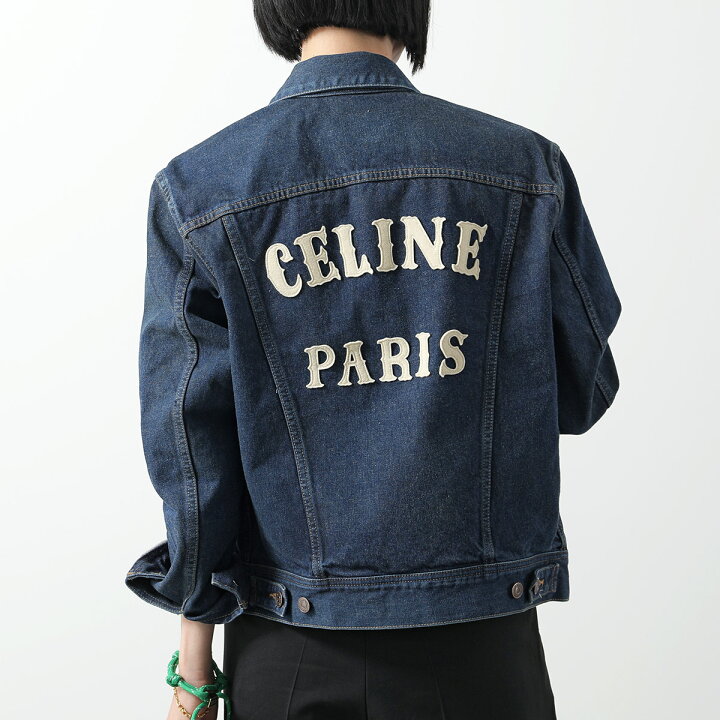 楽天市場】 CELINE セリーヌ デニムジャケット RV0DX789D.CBF8 