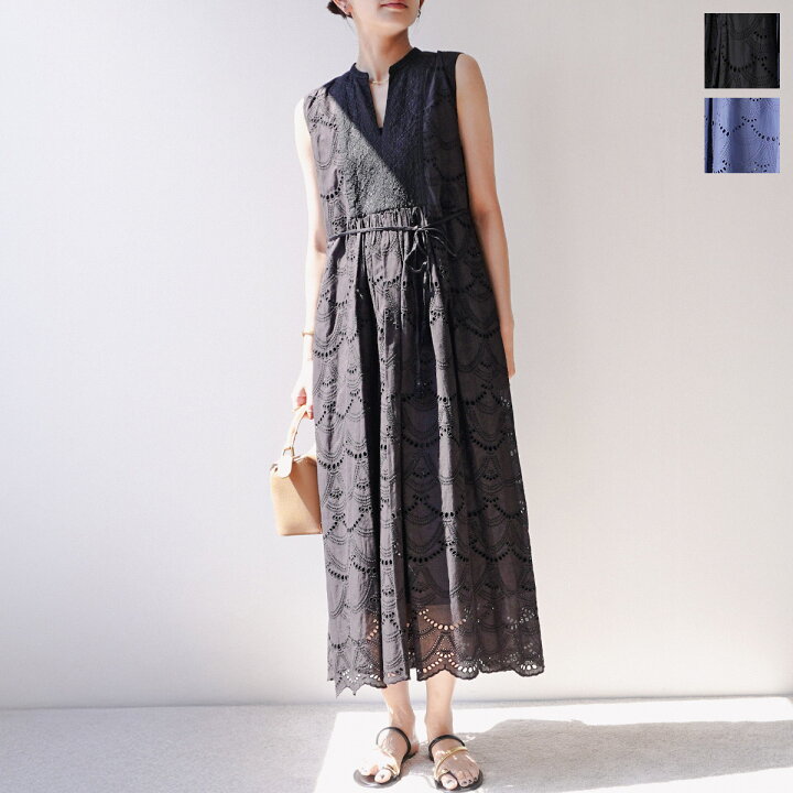 楽天市場】ne Quittez pas ヌキテパ ワンピース Cotton Voile Dot  