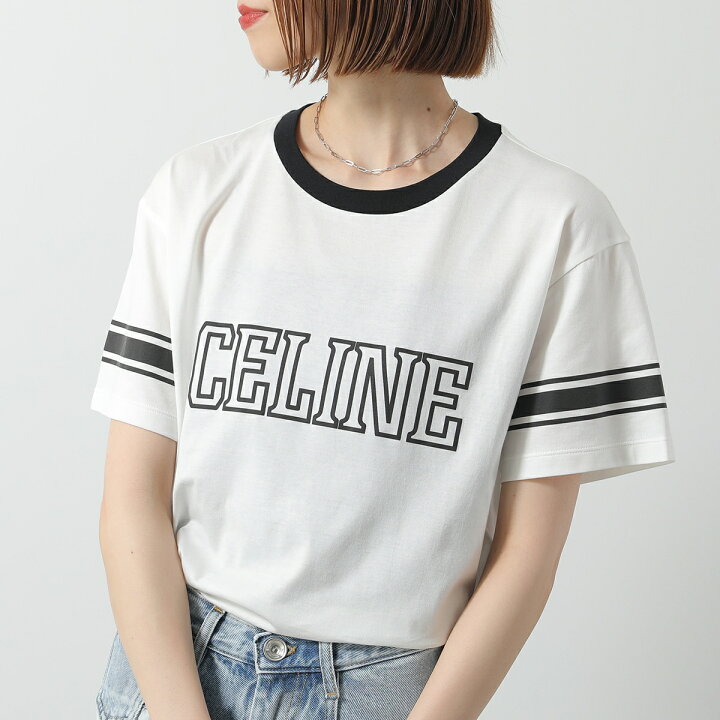 楽天市場】CELINE セリーヌ Tシャツ RX02N671Q.01QF レディース 半袖 