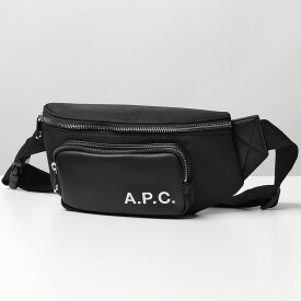 APC A.P.C. アーペーセー PAADY H62167 Camden ヒップバッグ ナイロン×エコレザー ボディバッグ ウエストポーチ LZZ/NOIR 鞄 メンズ レディース