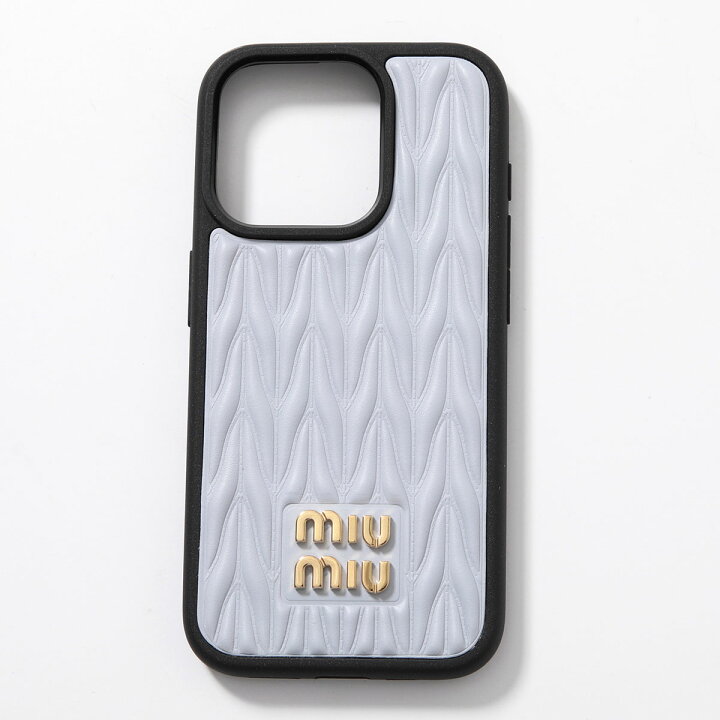 楽天市場】MIUMIU ミュウミュウ iPhone 15 Pro 専用ケース 5ZH181 2FPP 
