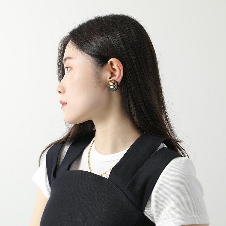 楽天市場】MIUMIU ミュウミュウ イヤリング 5IO104 2CPX レディース  