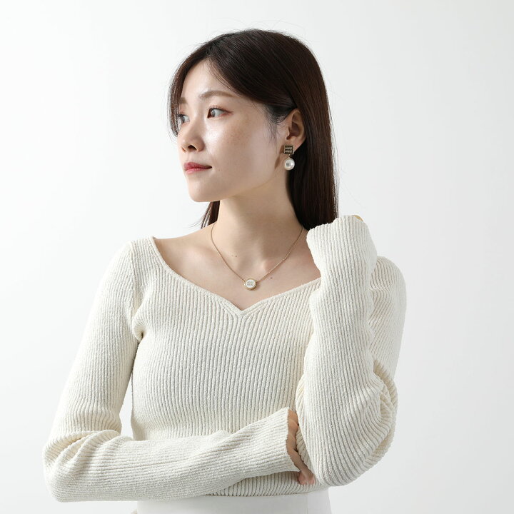 楽天市場】MIUMIU ミュウミュウ ネックレス 5IC096 2F6T レディース  