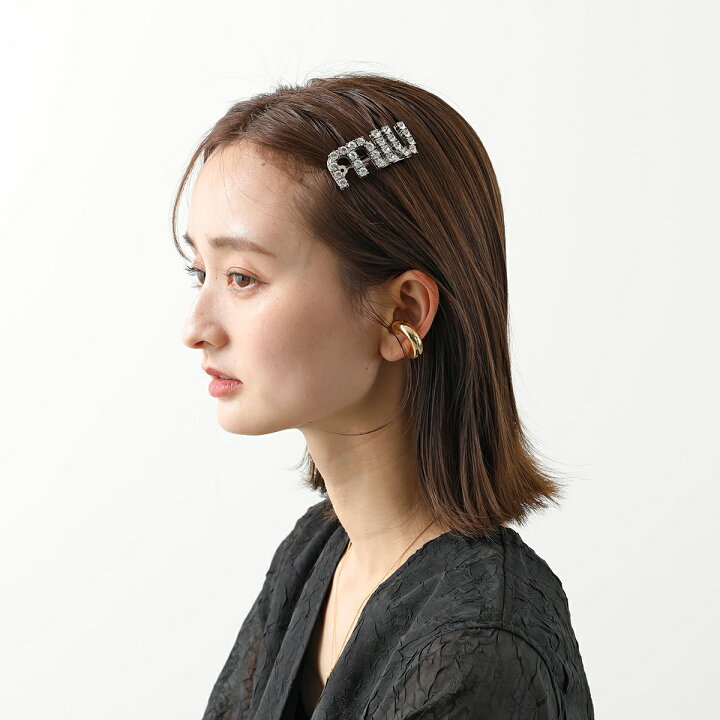 楽天市場】MIUMIU ミュウミュウ バレッタ 5JF082 2DNC レディース ヘア  