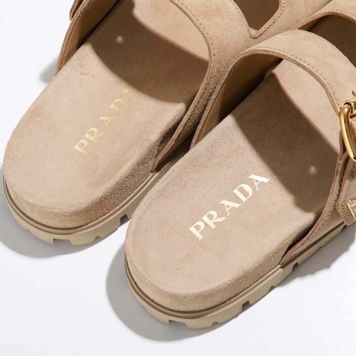 楽天市場】 PRADA プラダ スライドサンダル 1XX692 054 レディース 