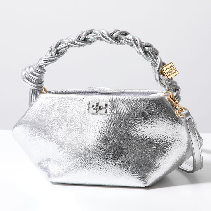 楽天市場】GANNI ガニー ショルダーバッグ Bou Bag Mini Metallic 