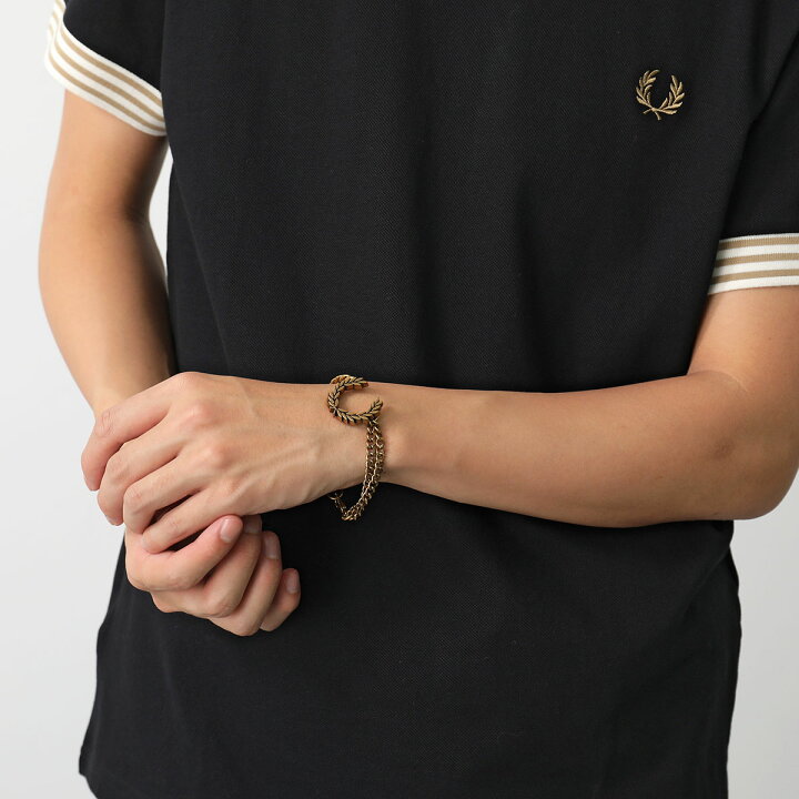 楽天市場】FRED PERRY フレッドペリー ブレスレット DBL CHUNKY LAUREL 