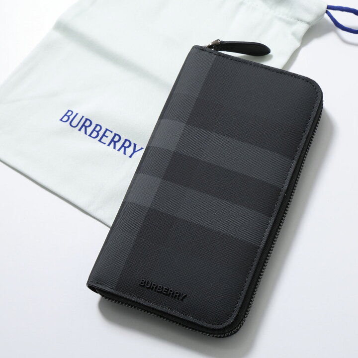 楽天市場】BURBERRY バーバリー ラウンドファスナー長財布 MS LG ZIG 